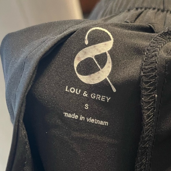 Lou & Grey Black Athleisure Stretch Classic Work Out Sz S Pants - Picture 8 of 12